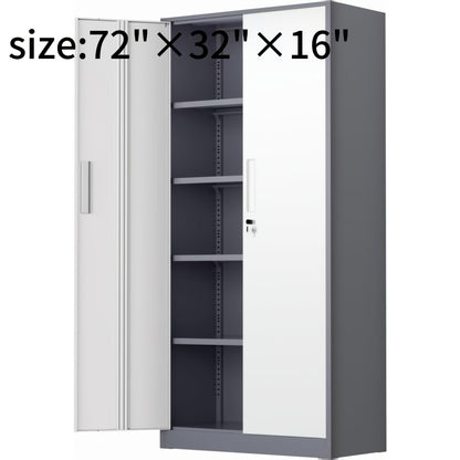 Filing Cabinet shown in the 72-inch Double Gray option
