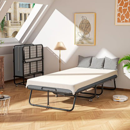 Metal Folding Bed for Bedroom Comfort and Support and Daily Home Use detail image - detail view 8