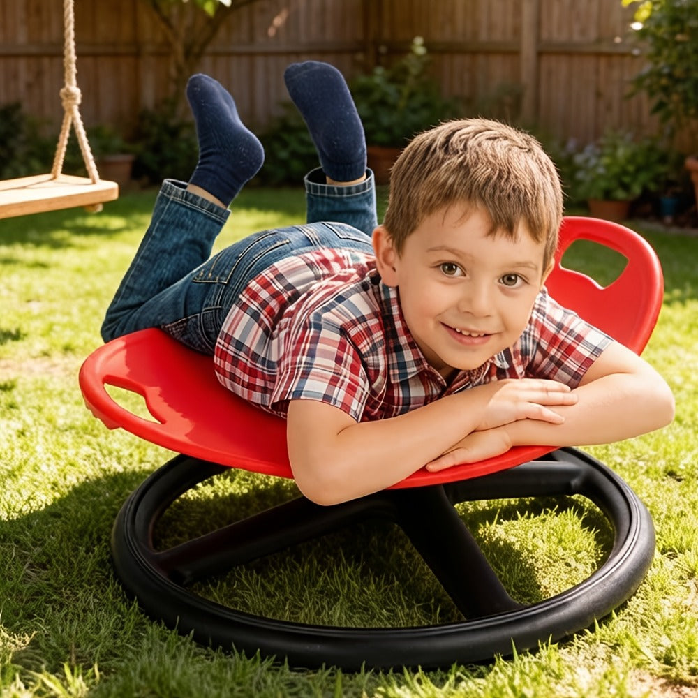 Metal Kids Sensory Swivel Chair with Non-Slip Base and 360° Swivel for Kids' Room detail image - detail view 3