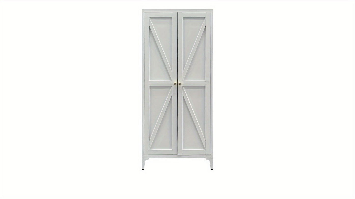 Metal Kitchen Pantry Cabinet with Adjustable Shelves for Organized Everyday Storage detail image - detail view 17
