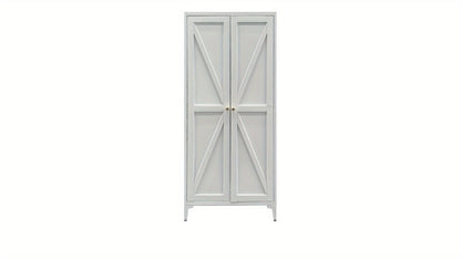 Metal Kitchen Pantry Cabinet with Adjustable Shelves for Organized Everyday Storage detail image - detail view 17