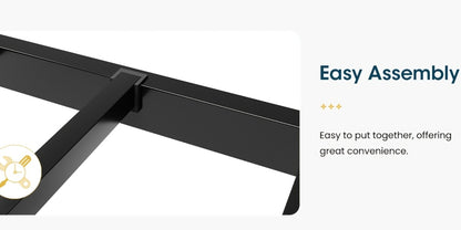 Metal Platform Bed Frame with Headboard and Footboard and No Box Spring Needed for Bedroom detail image - detail view 20
