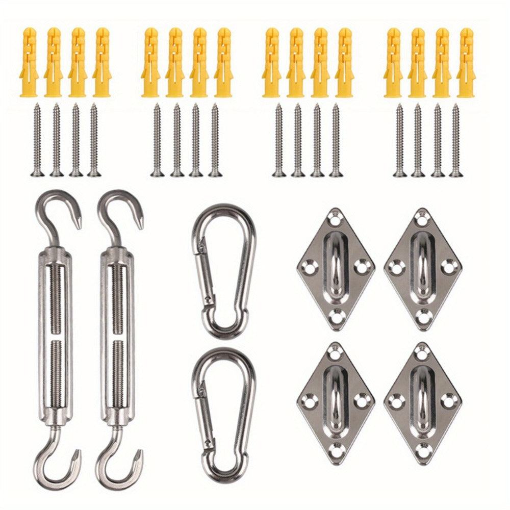 Metal Shade Sail Hardware Kit for Outdoor Shade and Protection in Patio detail image - detail view 3