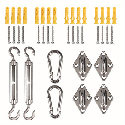 Metal Shade Sail Hardware Kit for Outdoor Shade and Protection in Patio detail image - detail view 3