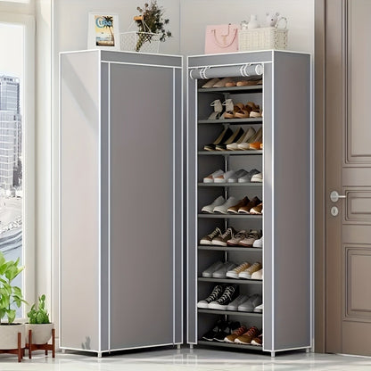 Metal Shoe Rack with Tool-Free Assembly, Closet Shoe Shelf for Entryway detail image - detail view 5