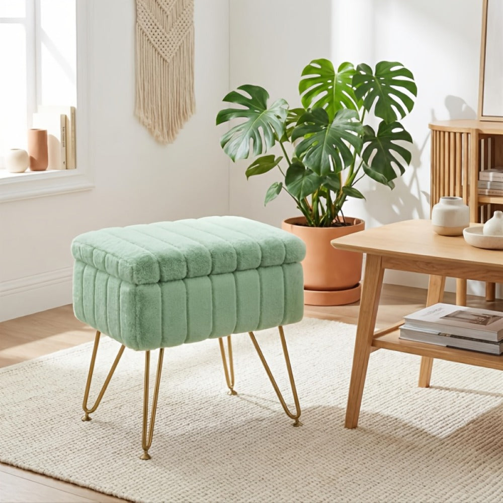 Metal Vanity Stool for Dressing and Daily Routines in Bedroom detail image - detail view 11