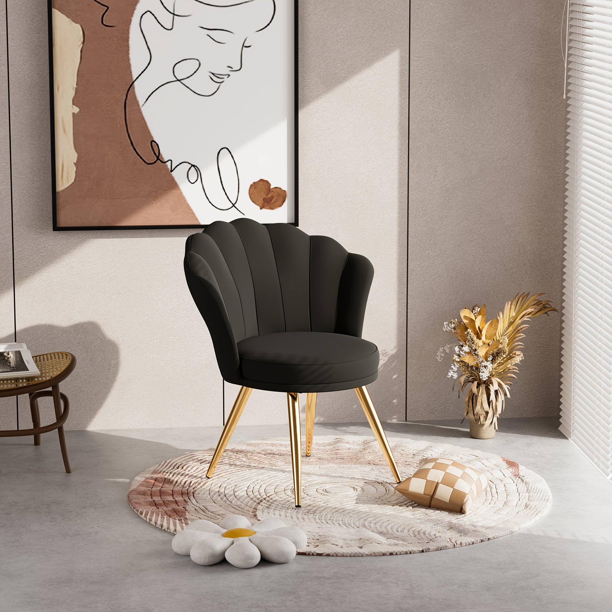 Dining Chair shown in the Black option