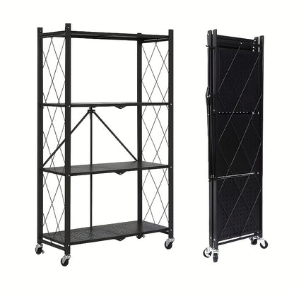 Storage Shelf shown in the Black - 4Layers option