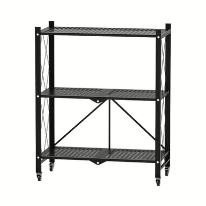 Multi-Tier Foldable Storage Shelf for Living Room and Home Office detail image - detail view 3