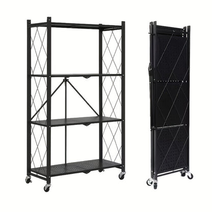 Multi-Tier Foldable Storage Shelf for Living Room and Home Office detail image - detail view 5