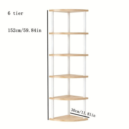 Multi-Tier Freestanding Bookshelf, Home Library Organizer for Organized Everyday Storage detail image - detail view 9