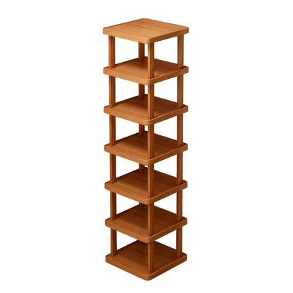 Multi-Tier Slim Shoe Rack with Stackable Design, Entryway Shoe Organizer detail image - detail view 10