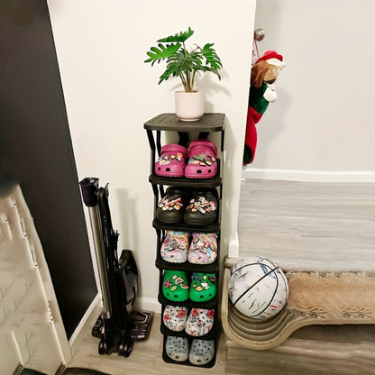 Multi-Tier Space-Saving Shoe Rack for Entryway and Living Room detail image - detail view 10