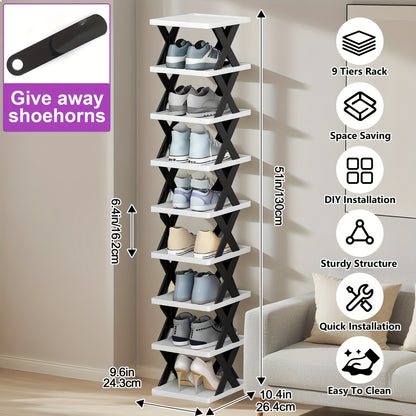 Shoe Rack shown in the 9 Layers Of Black option