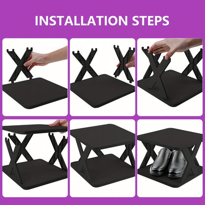 Multi-Tier Space-Saving Shoe Rack with Stackable Design for Organized Everyday Storage detail image - detail view 19