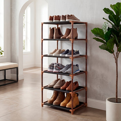 Multi-Tier Space-Saving Shoe Rack with Tool-Free Assembly for Organized Everyday Storage detail image - detail view 10