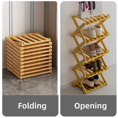 Multi-Tier Space-Saving Shoe Rack with Tool-Free Assembly for Organized Everyday Storage detail image - detail view 9