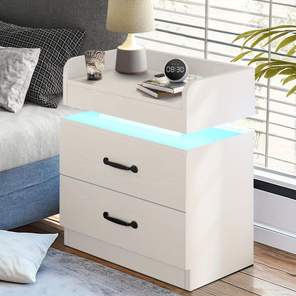 Nightstand shown in the White, 1pc option
