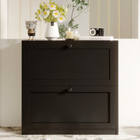 Black/2 Drawer