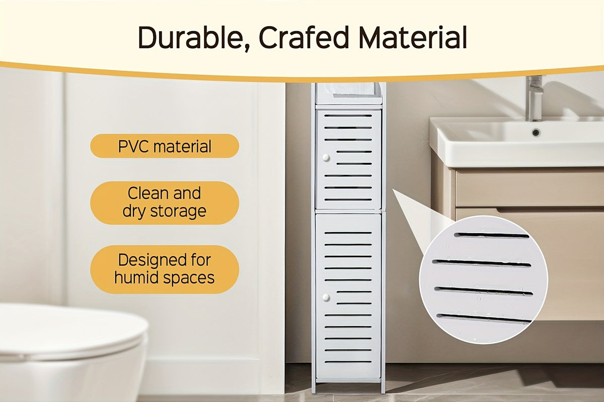 Narrow Slim Bathroom Cabinet for Organized Everyday Storage and Daily Home Use detail image - detail view 10