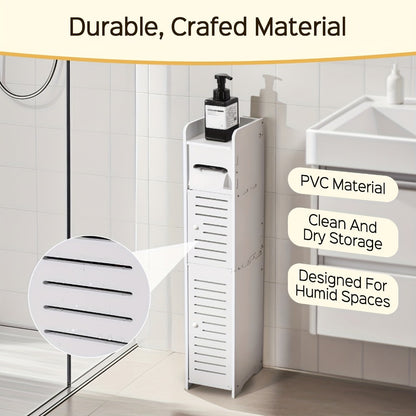 Narrow Slim Bathroom Cabinet for Organized Everyday Storage and Daily Home Use detail image - detail view 6