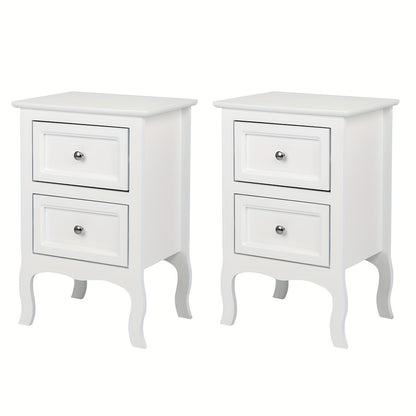Nightstand shown in the White, 2 option