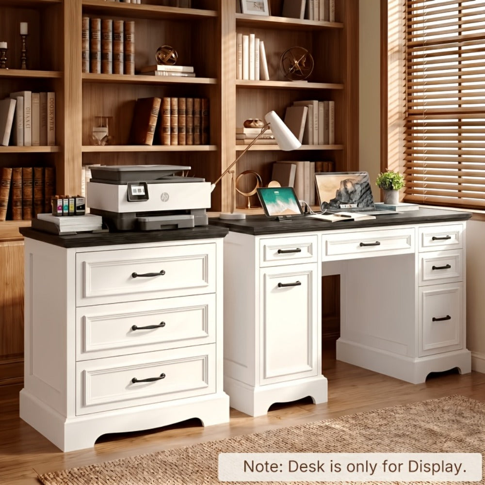 Nightstand with Charging Station, Bedside Storage Table for Bedroom detail image