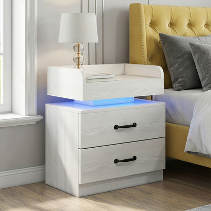 Nightstand shown in the White, 1pc option