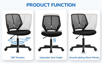 Office Chair with Adjustable Height and Lumbar Support for Home Office detail image - detail view 30