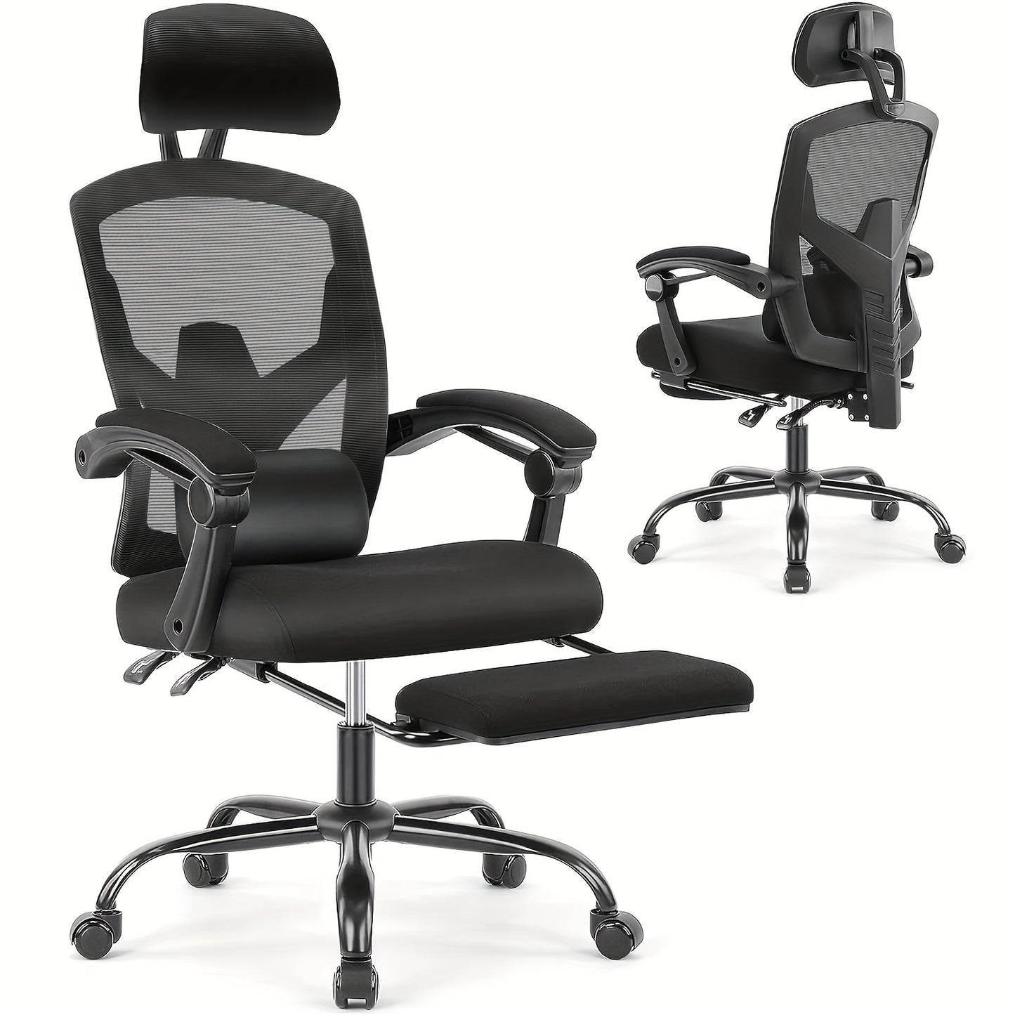 Office Chair shown in the Black option