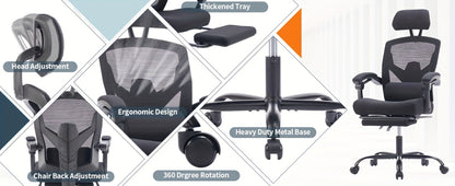 Office Chair with High Back for Comfortable Everyday Seating detail image - detail view 16