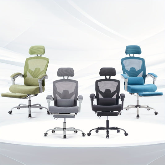 Office Chair, Ergonomic with Footrest - High Back Mesh Computer Desk Chair for Adults shown in the main product view