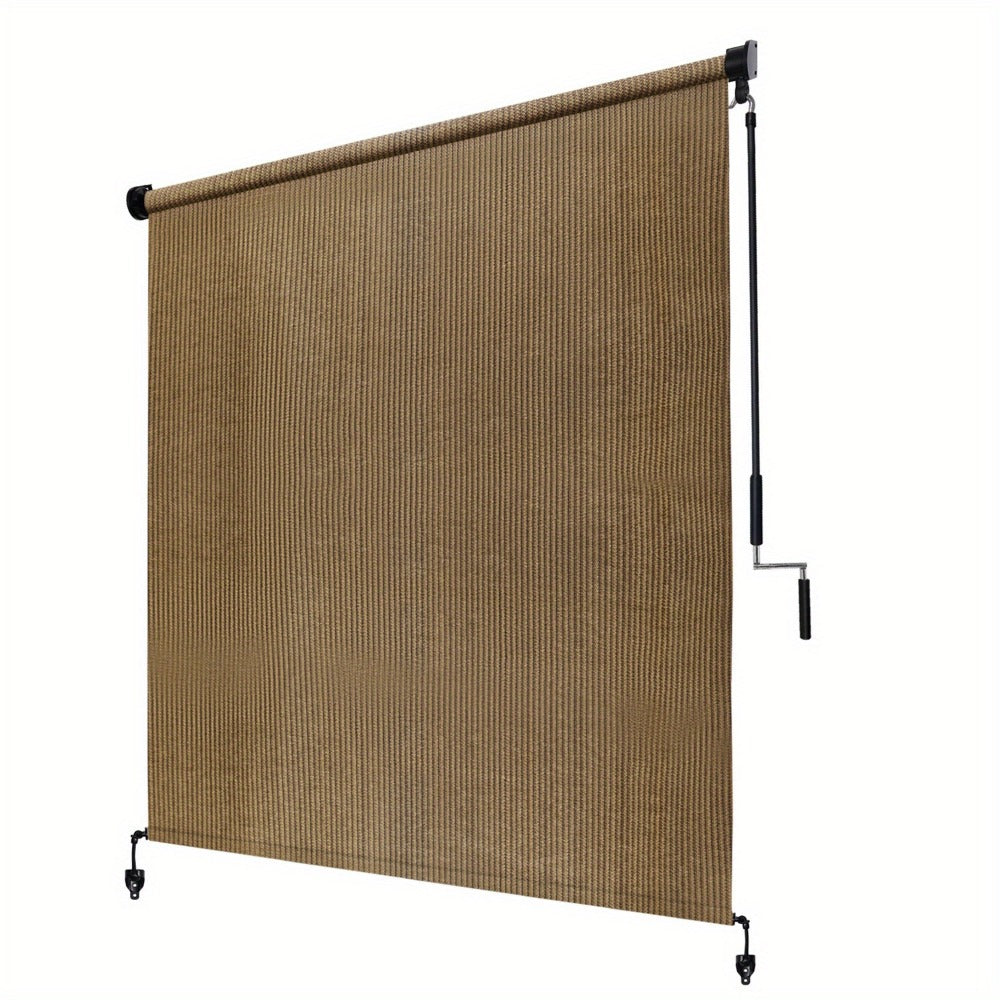 Outdoor Patio Roller Shade with Added Privacy for Outdoor Shade and Protection detail image - detail view 7