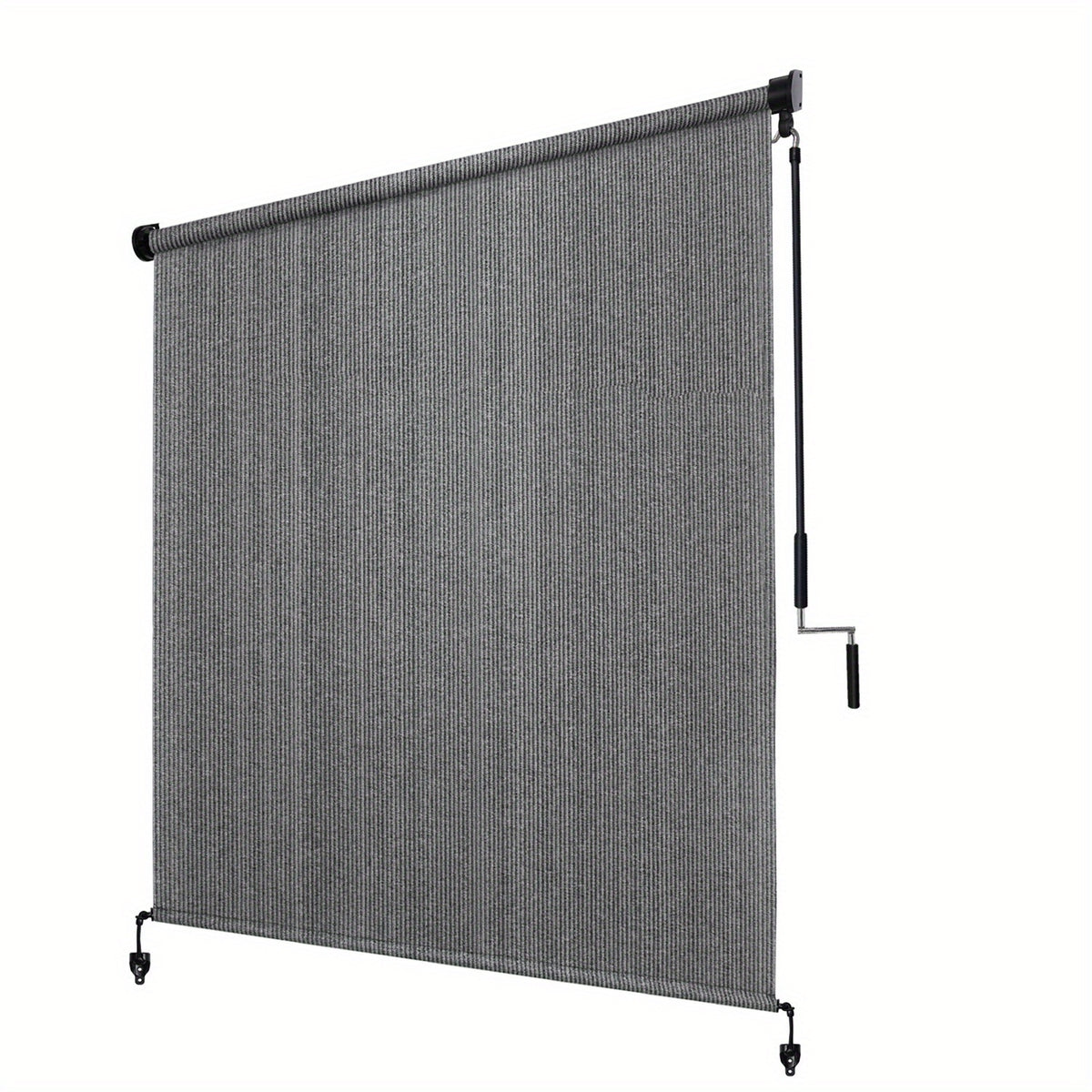 Outdoor Roller Shade shown in the Gray, 72"W X 72"H option