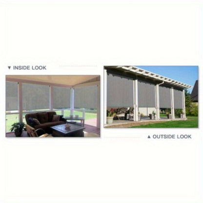 Outdoor Patio Roller Shade with Multiple Color Options for Outdoor Shade and Protection detail image - detail view 18