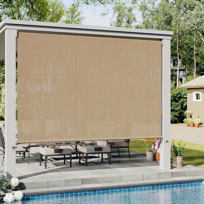 Outdoor Patio Roller Shade with Multiple Color Options for Outdoor Shade and Protection detail image - detail view 9