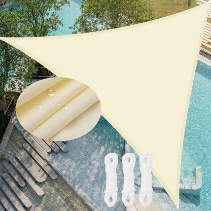 Shade Sail shown in the Beige, 78.74x78.74x78.74inch option