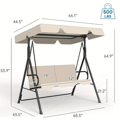 Outdoor Swing Glider with Multiple Color Options for Practical Everyday Home Use in Patio detail image - detail view 4