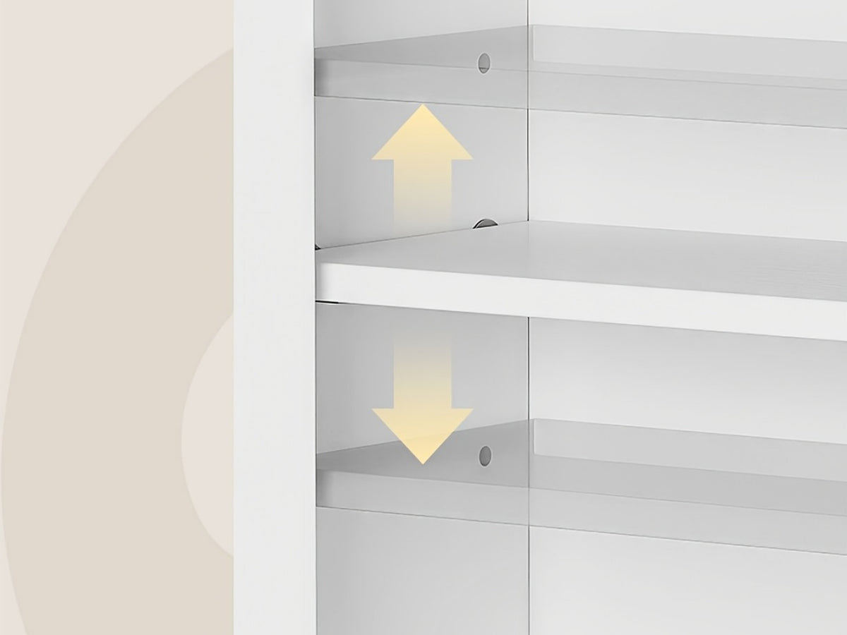 Over-the-Toilet Storage Organizer with Adjustable Shelves, Vertical Bathroom Storage detail image - detail view 12