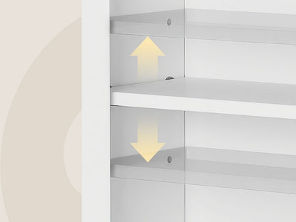 Over-the-Toilet Storage Organizer with Adjustable Shelves, Vertical Bathroom Storage detail image - detail view 12