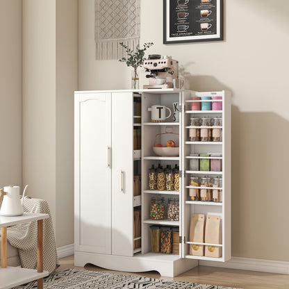 Pantry Cabinet with Storage Drawers for Organized Everyday Storage in Kitchen detail image - detail view 9