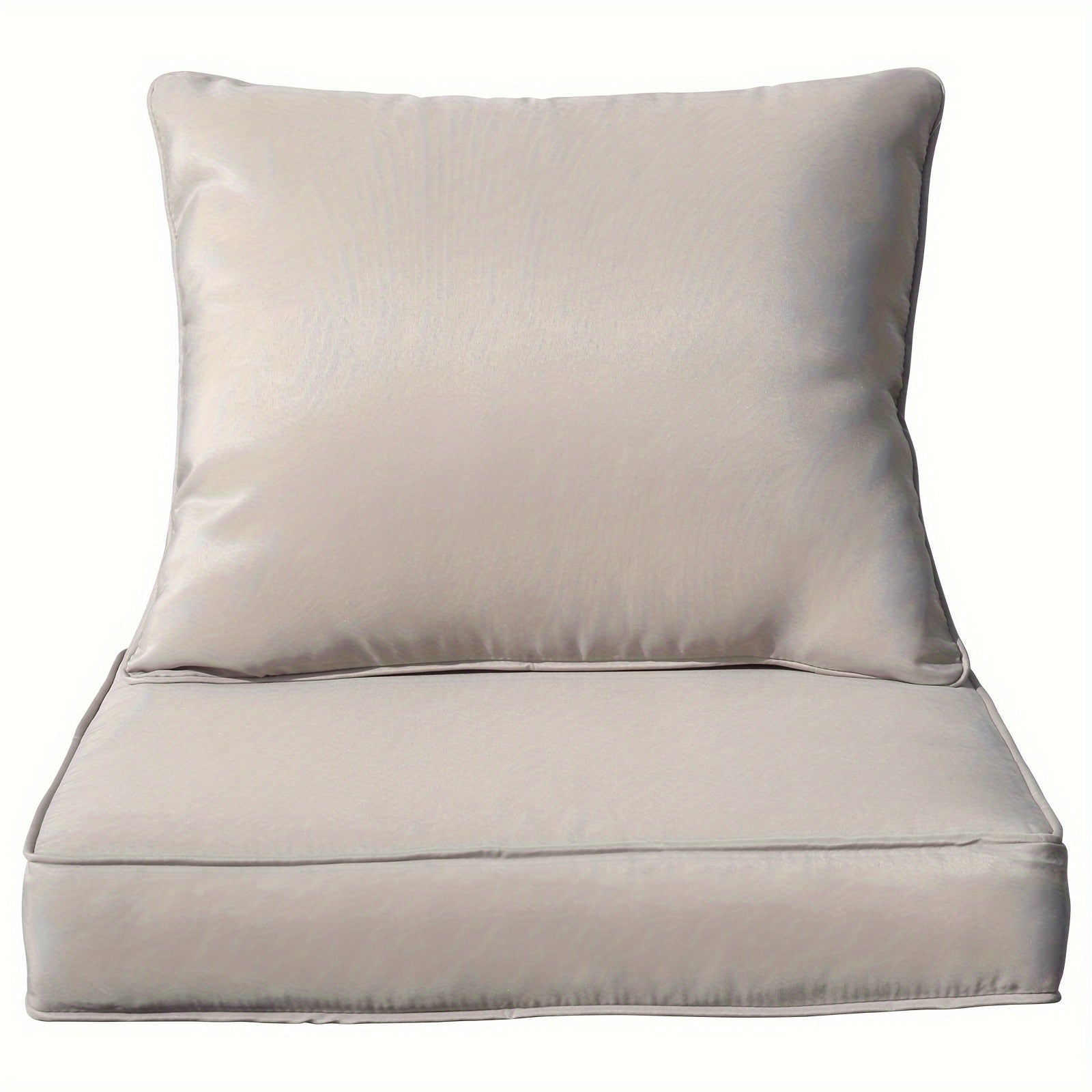 Patio Cushion shown in the Light Gray option
