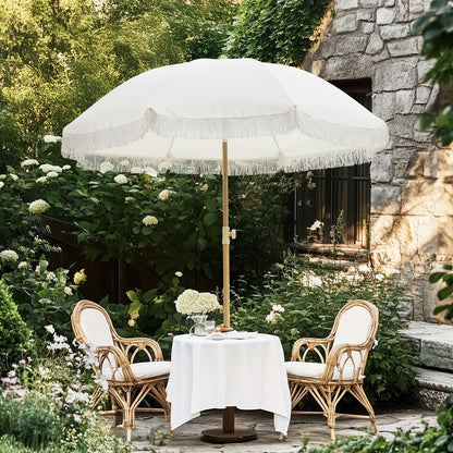 Patio Umbrella with Tilt Adjustment for Outdoor Shade and Protection detail image - detail view 3