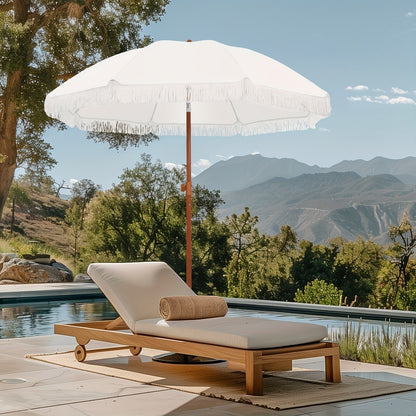 Patio Umbrella with Tilt Adjustment for Outdoor Shade and Protection detail image - detail view 9