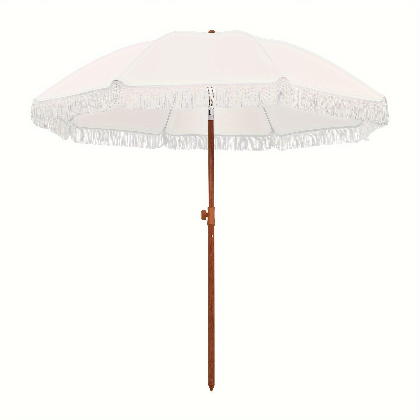 Patio Umbrella shown in the LiuSu-6.5FT-Belge option