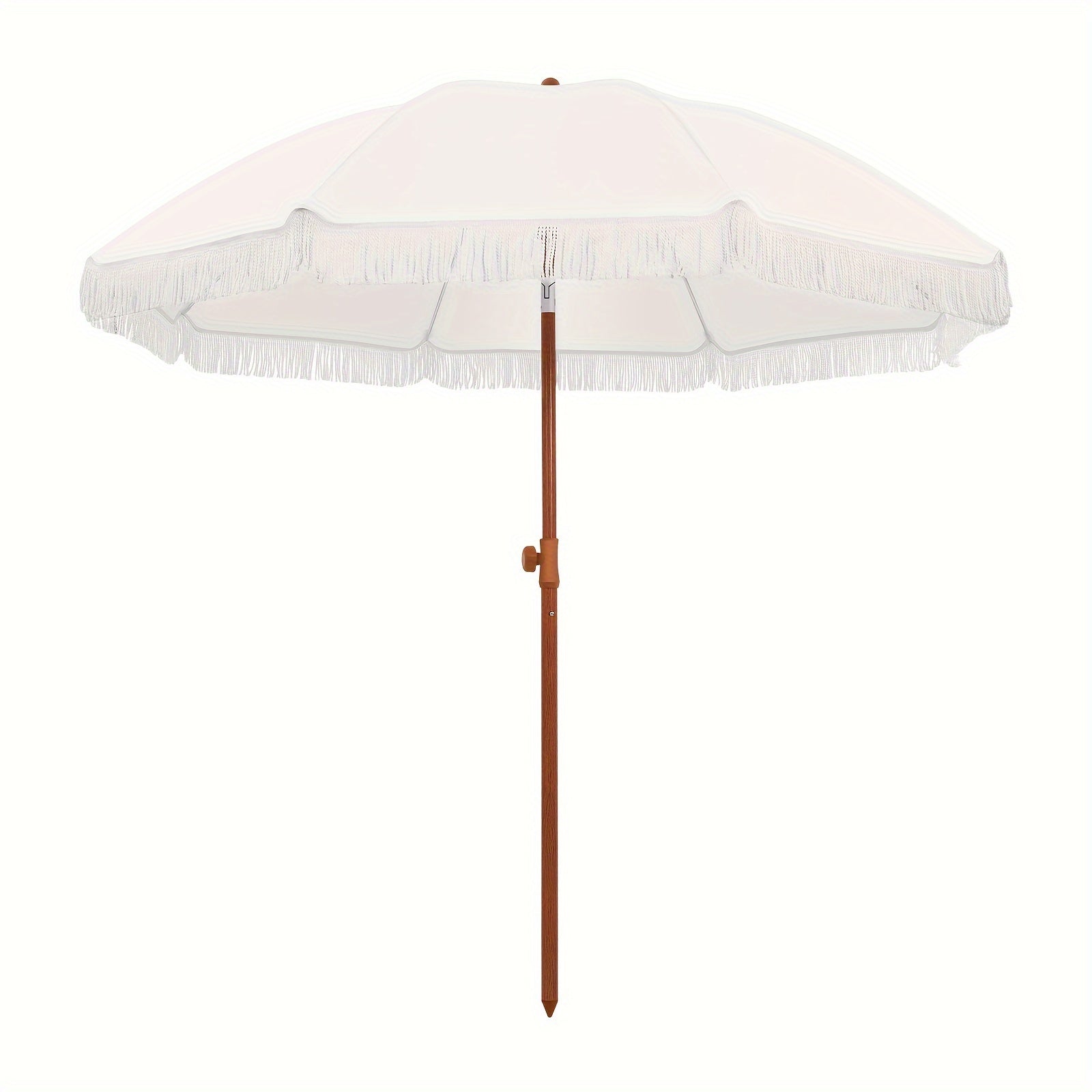 Patio Umbrella shown in the LiuSu-6.5FT-Belge option
