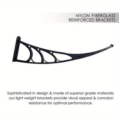 Polycarbonate Exterior Awning for Outdoor Shade and Protection in Patio detail image - detail view 4