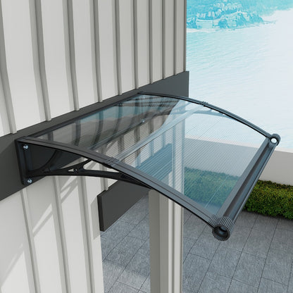 Polycarbonate Window Awning with UV Protection and Modular Design for Patio detail image - detail view 7