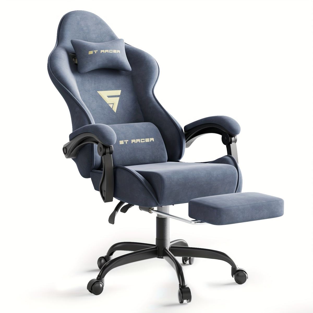 Gaming Chair shown in the Blue option