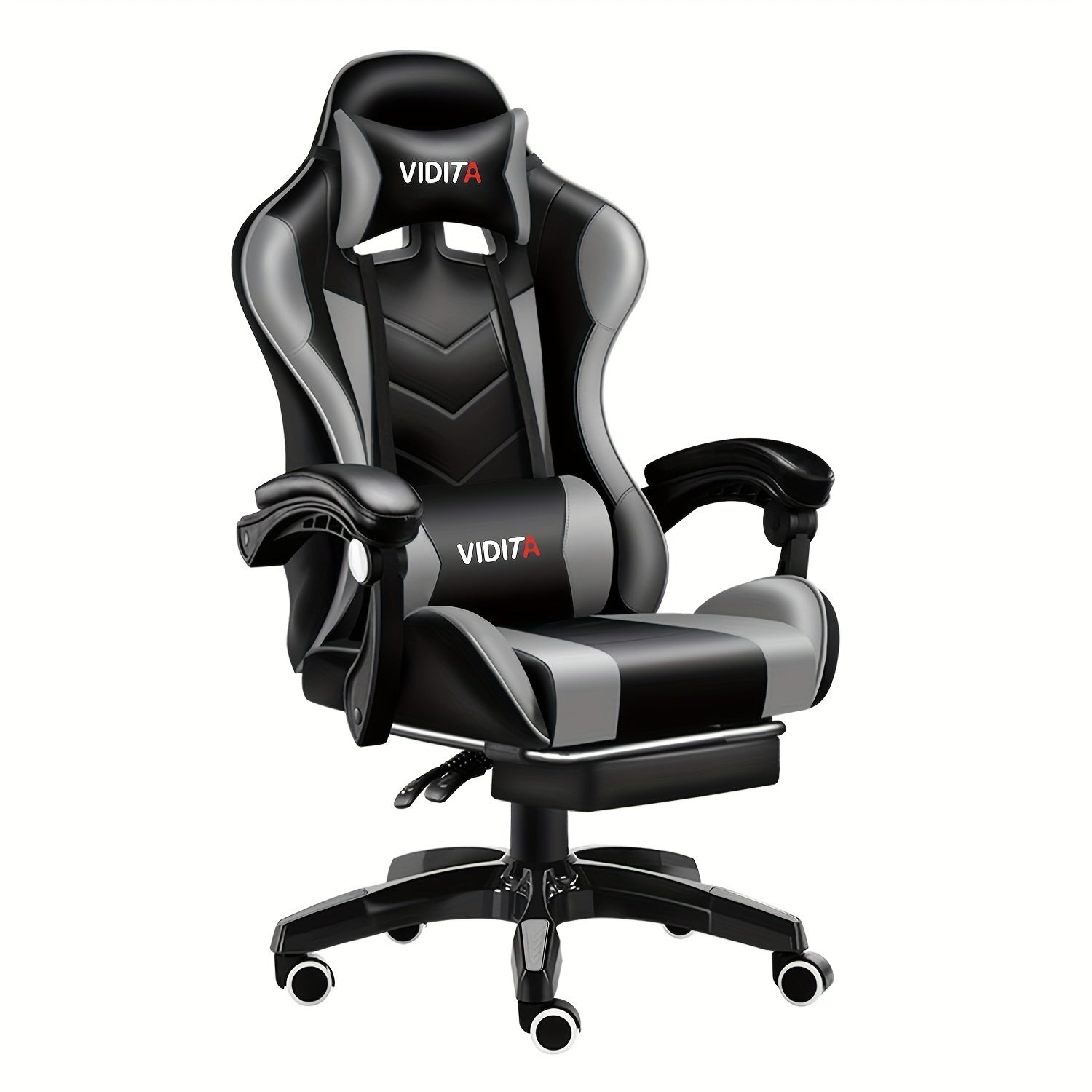 Gaming Chair shown in the Black With Gray option